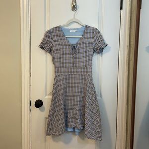 Lavender Plaid Sundress